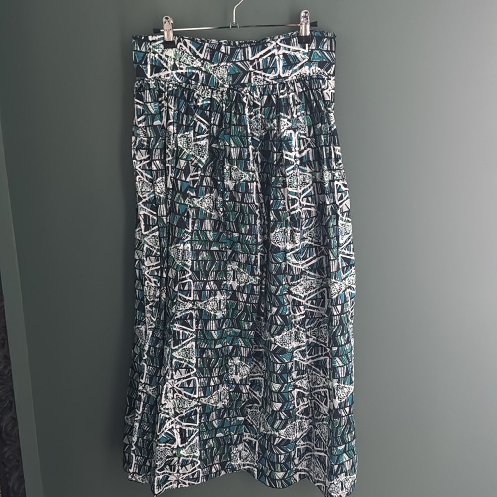 ANTHROPOLOGIE sika a-line midi skirt